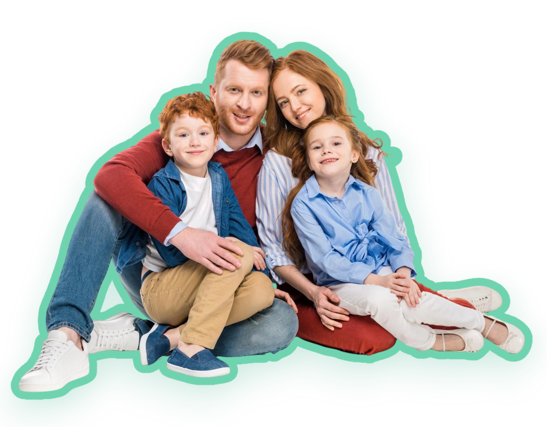 Family protected by insurance